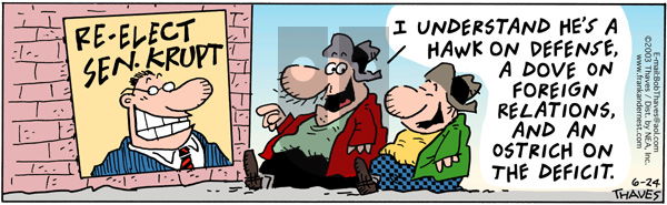 Frank and Ernest - Tuesday June 24, 2003 Comic Strip