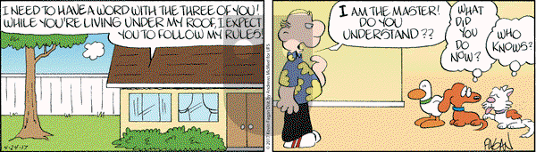 Drabble on Monday April 24, 2017 Comic Strip
