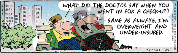 Frank and Ernest on Thursday October 11, 2012 Comic Strip
