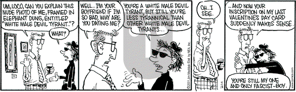 Monty on Wednesday April 18, 2001 Comic Strip
