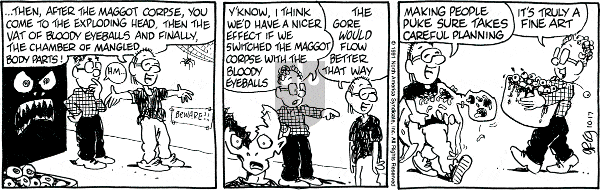 Luann - Thursday October 17, 1991 Comic Strip