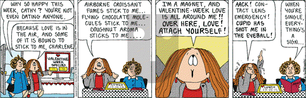 Cathy Classics on Saturday February 16, 2002 Comic Strip