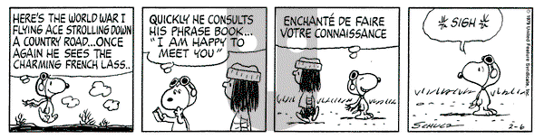 Peanuts on Tuesday February 6, 1979 Comic Strip