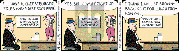 The Born Loser on Friday July 1, 2016 Comic Strip