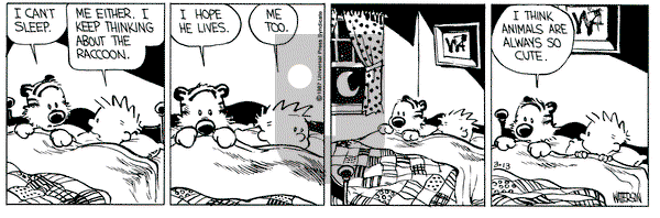 Calvin and Hobbes on Friday March 13, 1987 Comic Strip