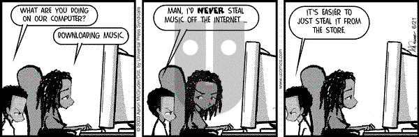 The Boondocks on Saturday January 22, 2011 Comic Strip