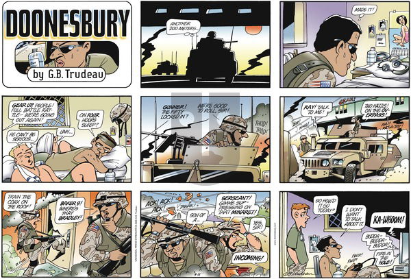 Doonesbury on Sunday September 11, 2005 Comic Strip