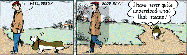 Fred Basset on Monday March 16, 2020 Comic Strip
