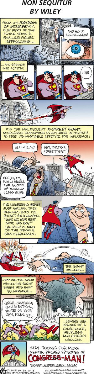 Non Sequitur on Sunday November 13, 2011 Comic Strip