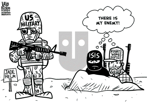 Lalo Alcaraz on Tuesday May 12, 2015 Comic Strip