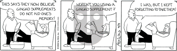 The Born Loser on Monday September 9, 2002 Comic Strip