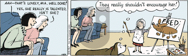 Fred Basset on Saturday April 7, 2012 Comic Strip
