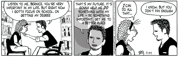 Luann on Wednesday March 24, 2004 Comic Strip