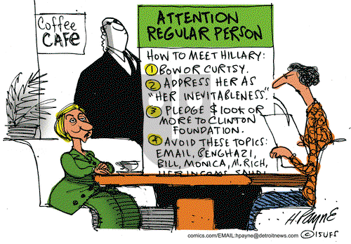 Henry Payne on Tuesday April 21, 2015 Comic Strip