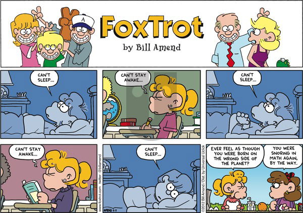 FoxTrot on Sunday September 9, 2012 Comic Strip