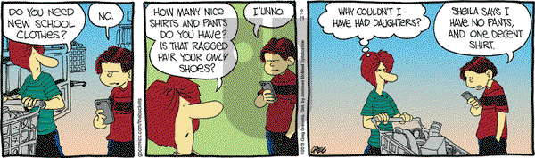 The Buckets on Thursday September 19, 2019 Comic Strip