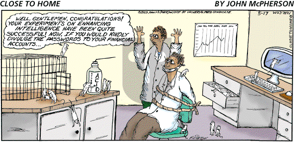 Close to Home on Sunday May 17, 2009 Comic Strip