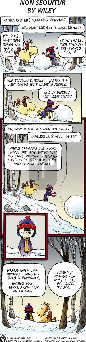 Non Sequitur on Sunday January 1, 2012 Comic Strip