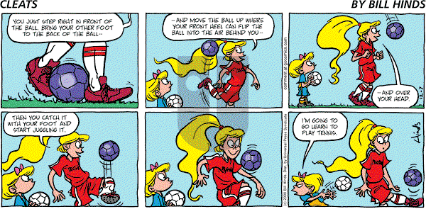 Cleats - Sunday December 7, 2008 Comic Strip