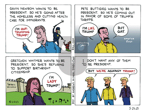Ted Rall on Friday May 23, 2025 Comic Strip