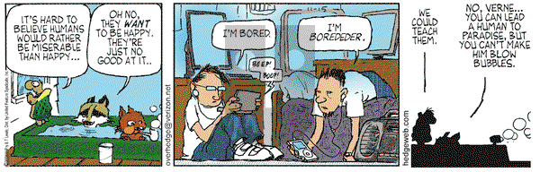 Over the Hedge on Wednesday November 15, 2006 Comic Strip