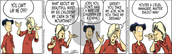 Baldo on Tuesday April 14, 2009 Comic Strip