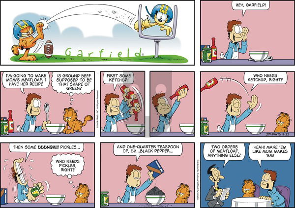 Garfield - Sunday September 22, 2024 Comic Strip