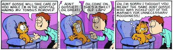 Garfield on Tuesday April 26, 1988 Comic Strip