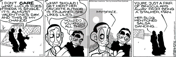 Maintaining on Monday February 11, 2008 Comic Strip