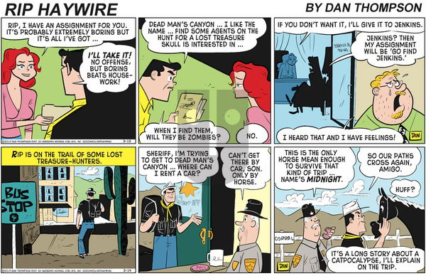 Rip Haywire on Sunday April 19, 2020 Comic Strip