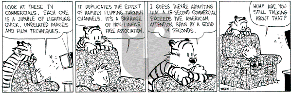 Calvin and Hobbes - Monday March 25, 2013 Comic Strip
