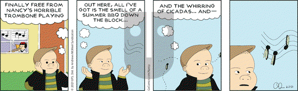 Nancy on Monday June 21, 2021 Comic Strip