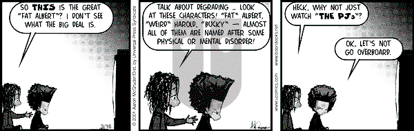 The Boondocks on Friday October 17, 2008 Comic Strip