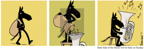 Dark Side of the Horse on Friday October 3, 2014 Comic Strip