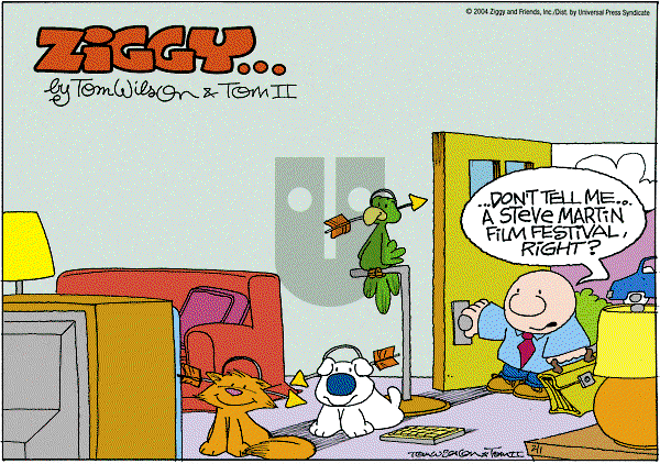 Ziggy - Sunday February 1, 2004 Comic Strip