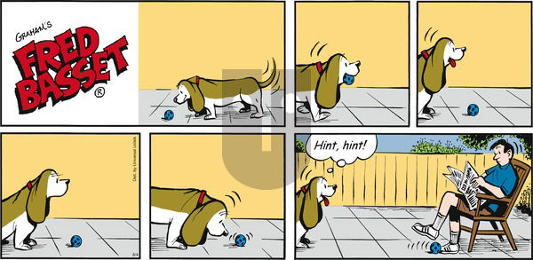 Fred Basset on Sunday August 4, 2013 Comic Strip