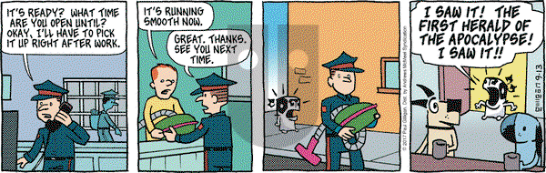 Pooch Cafe on Wednesday September 13, 2017 Comic Strip