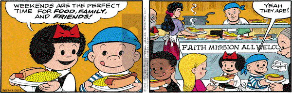 Nancy on Saturday September 14, 2013 Comic Strip