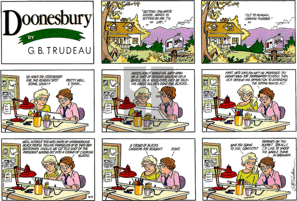 Doonesbury on Sunday October 21, 1984 Comic Strip