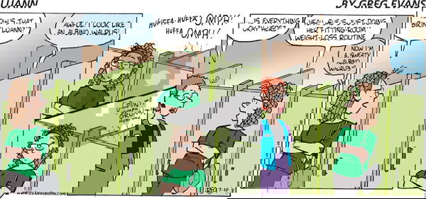 Luann on Sunday July 10, 2005 Comic Strip