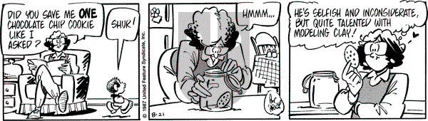 Rose is Rose on Friday August 21, 1987 Comic Strip