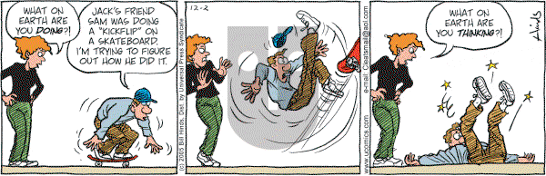 Cleats - Friday December 2, 2005 Comic Strip