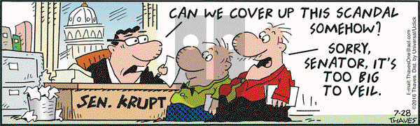 Frank and Ernest on Thursday July 28, 2016 Comic Strip