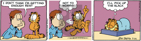 Garfield - Monday July 14, 2008 Comic Strip