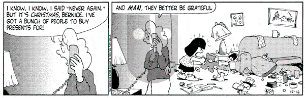 Luann on Monday December 16, 1996 Comic Strip