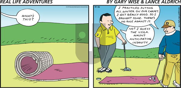 Real Life Adventures - Sunday April 10, 2016 Comic Strip