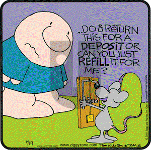 Ziggy on Monday March 19, 2001 Comic Strip