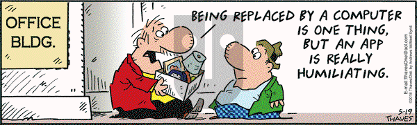Frank and Ernest on Saturday May 19, 2018 Comic Strip