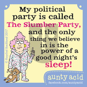 Aunty Acid on Monday April 3, 2017 Comic Strip