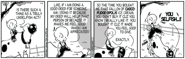 Cow and Boy Classics on Wednesday September 20, 2006 Comic Strip